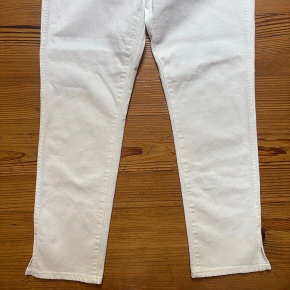 Gap white vintage slim high rise cotton jeans SIZE 6 - Picture 3 of 6